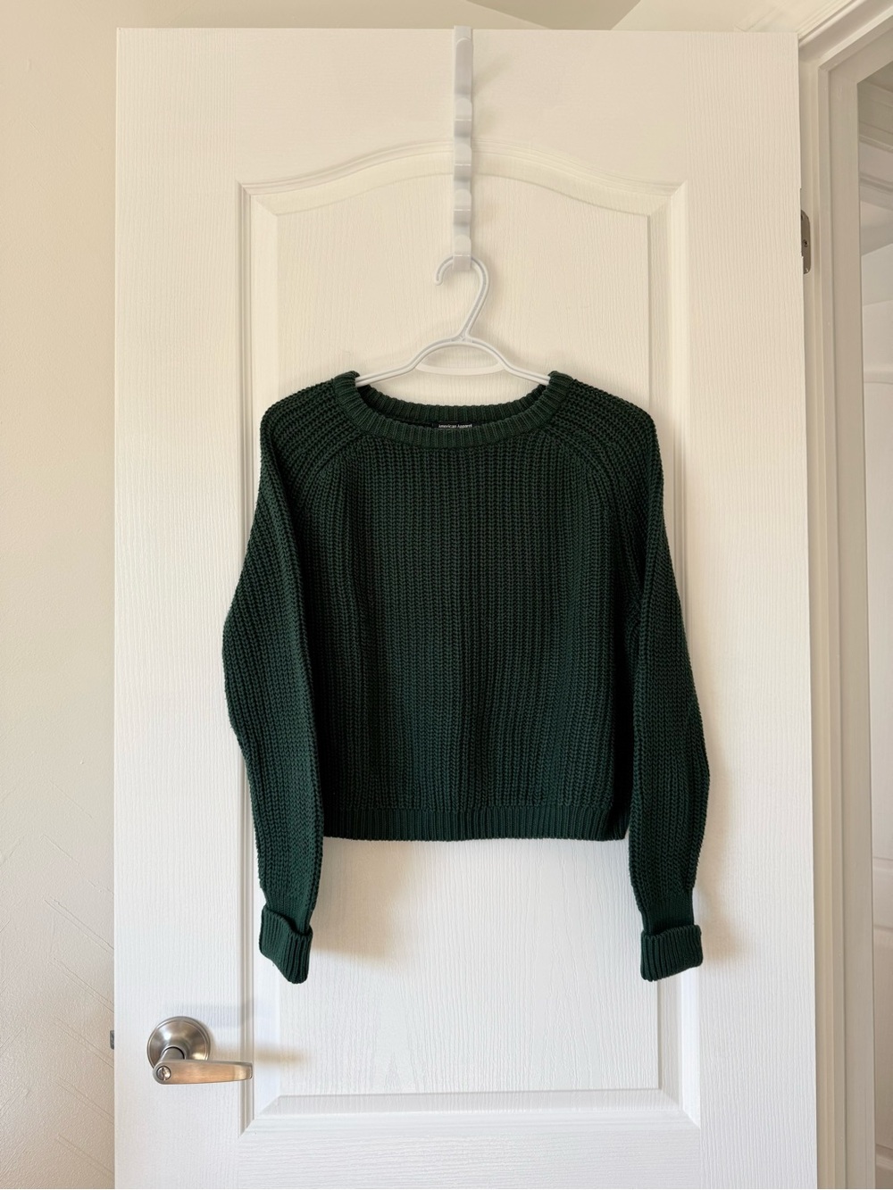 American Apparel Cotton Ribbed Knit Sweater